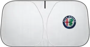 Car Windshield Sun Shade for Alfa Romeo Giulia Giulietta 147 159, Foldable Front Window Sunshade Sun Visor Protector with Organizer Bag Window Sunshade for Windshield Cover Car Accessories