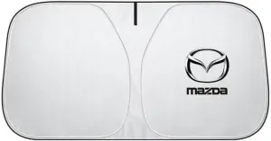 Car Windshield Sun Shade for Mazda Biante 2008-2018, Foldable Front Window Sunshade Sun Visor Protector with Organizer Bag Window Sunshade for Windshield Cover Car Accessories,140 * 70cm