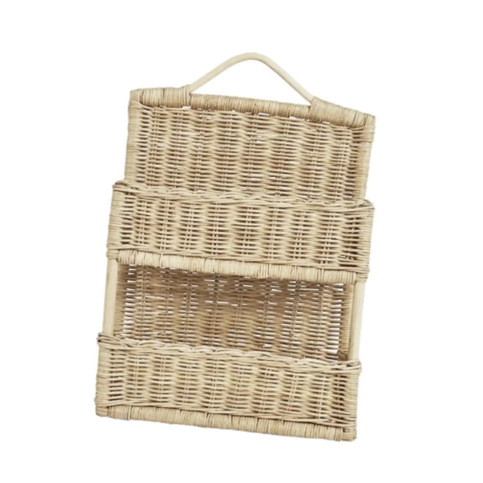 Cestino Da Parete Materiale Rattan Decorazione Parete Porta Oggetti Decorazione Casa
