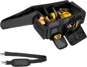 Chainsaw Carrying Case, Waterproof Foldable Chainsaw Storage Bag Compatible with EGO, Dewalt, Greenworks 10 & 12 Inch Cordless Power Chainsaw & Accessories
