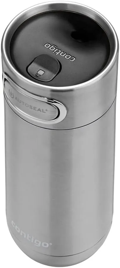 Contigo Luxe Autoseal Travel Mug, Stainless Steel Thermal Mug, Vacuum Flask, Leakproof Tumbler, Dishwasher Safe, Coffee Mug with BPA Free Easy-Clean Lid, 360 ml