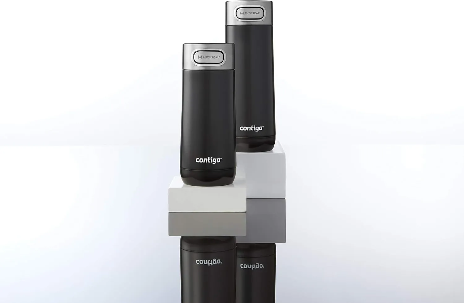 Contigo Luxe Autoseal Travel Mug, Stainless Steel Thermal Mug, Vacuum Flask, Leakproof Tumbler, dishwasher safe, Coffee Mug with BPA Free Easy-Clean Lid, Licorice