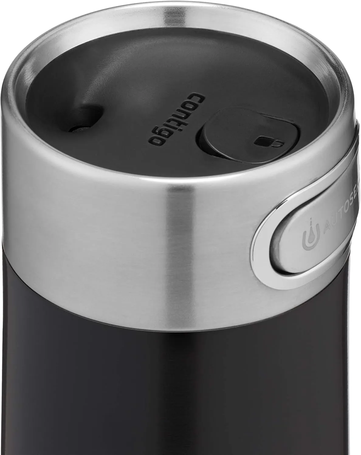 Contigo Luxe Autoseal Travel Mug, Stainless Steel Thermal Mug, Vacuum Flask, Leakproof Tumbler, dishwasher safe, Coffee Mug with BPA Free Easy-Clean Lid, Licorice