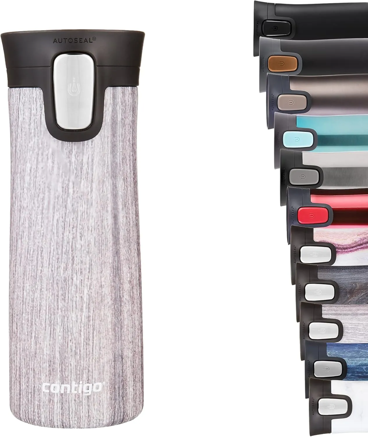 Contigo Pinnacle Autoseal Travel Mug, Stainless Steel Thermal Mug, Vacuum Flask, Leakproof Tumbler