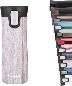 Contigo Pinnacle Autoseal Travel Mug, Stainless Steel Thermal Mug, Vacuum Flask, Leakproof Tumbler