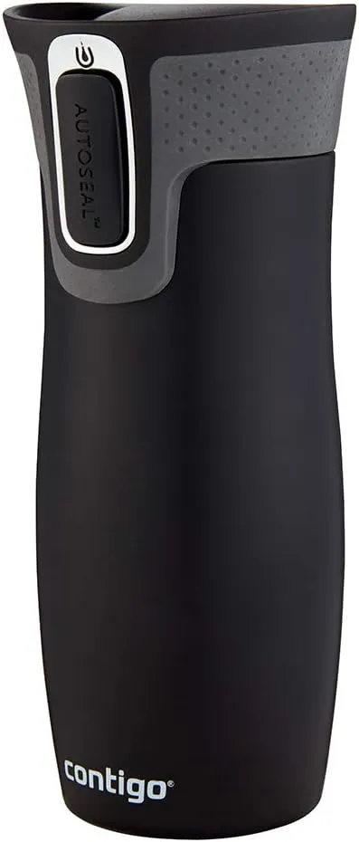 Contigo West Loop Autoseal Travel Mug, Stainless Steel Thermal Mug, Vacuum Flask, Leakproof Tumbler, Coffee Mug with BPA-Free Easy-Clean Lid