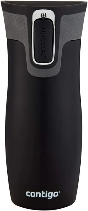 Contigo West Loop Autoseal Travel Mug, Stainless Steel Thermal Mug, Vacuum Flask, Leakproof Tumbler, Coffee Mug with BPA-Free Easy-Clean Lid