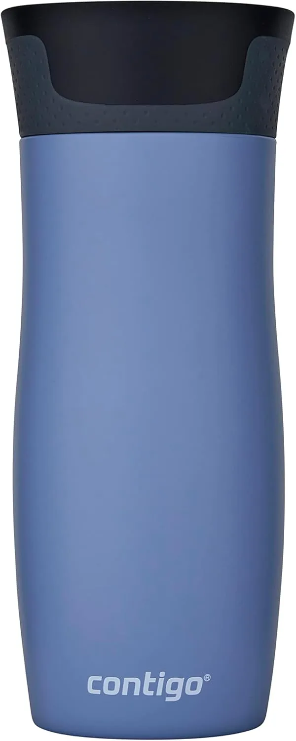 Contigo West Loop Autoseal Travel Mug, Stainless Steel Thermal Mug, Vacuum Flask, Leakproof Tumbler, Coffee Mug with BPA-Free Easy-Clean Lid