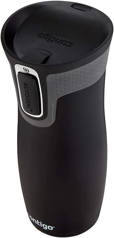 Contigo West Loop Autoseal Travel Mug, Stainless Steel Thermal Mug, Vacuum Flask, Leakproof Tumbler, Coffee Mug with BPA-Free Easy-Clean Lid