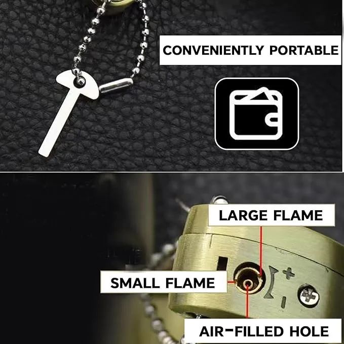 Cool Metal Design Jet Torch Lighter Refillable Butane Novelty Lighter for Gift Fireplace Candle Camping BBQ (Without Gas) (03)