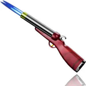 Cool Torch Lighters Butane Refillable, Novelty Lighter Funny Lighters for Grill Torch, Unique Lighters for Men Gift (Without Gas)(#18)