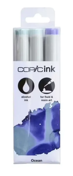 Copic Alcohol Ink Set 3 Ocean