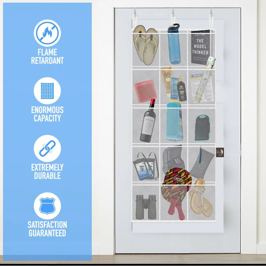 Cruise Cabin Hanging Organizer [15 Large Pockets]