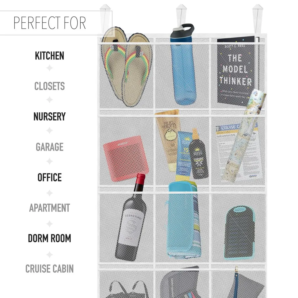 Cruise Cabin Hanging Organizer [15 Large Pockets]