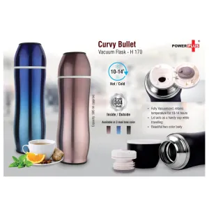 Curvy Bullet Vacuum Flask  - 500 ml - H170