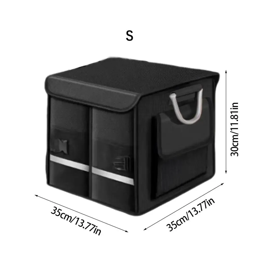 Eco-Friendly Foldable Car Trunk Organizer - Large Capacity with Waterproof Storage Bag