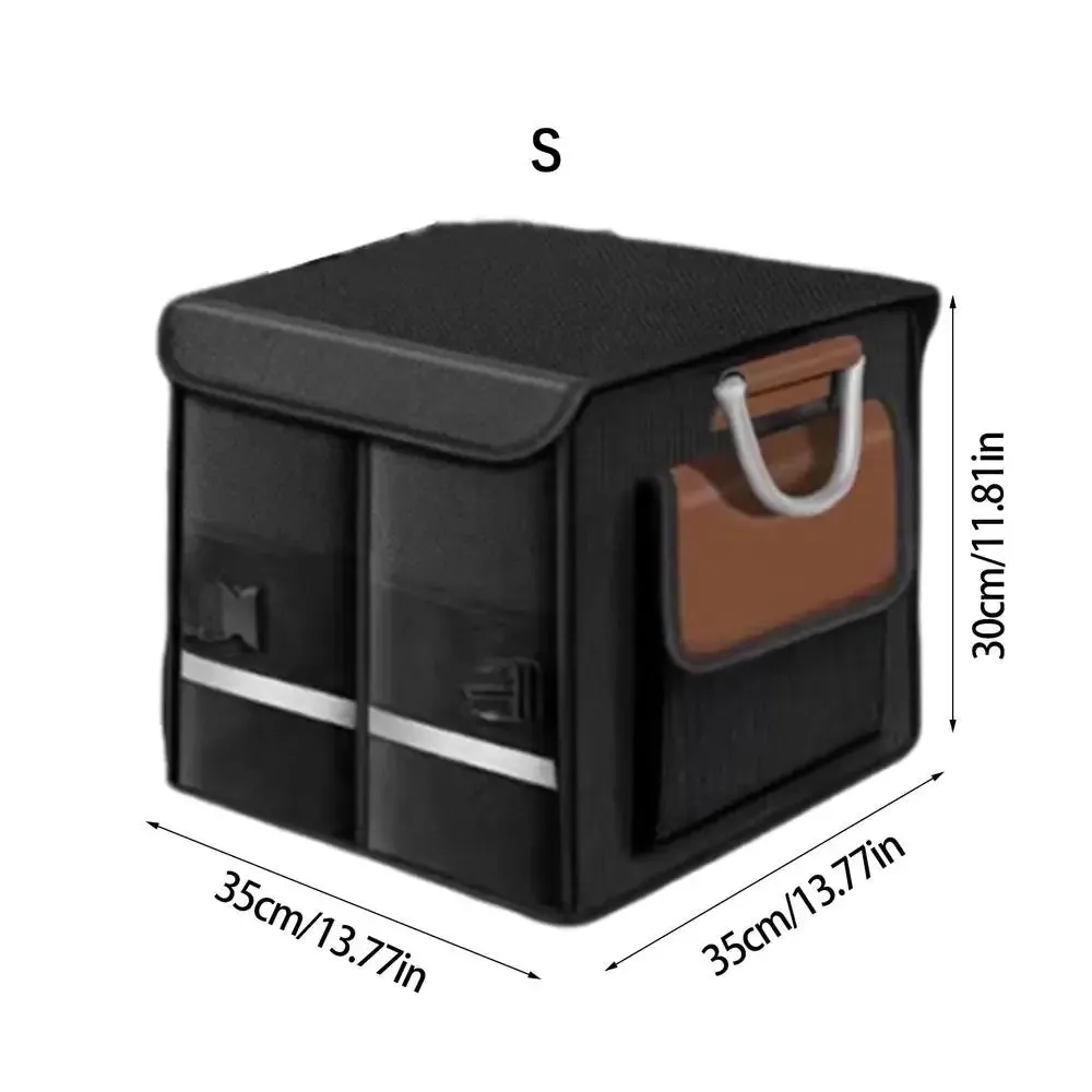 Eco-Friendly Foldable Car Trunk Organizer - Large Capacity with Waterproof Storage Bag