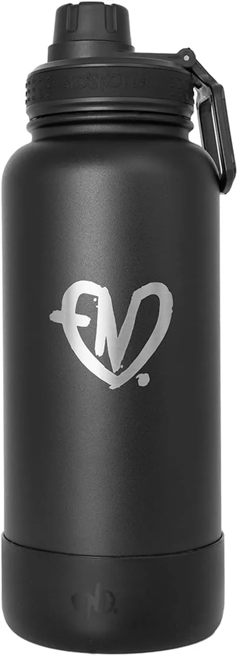 Emo's Not Dead E.N.D. HEART 32oz Hydration Flask