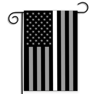 EMS EMT Thin White Line Garden Flag - 12.5 X 18 Inches