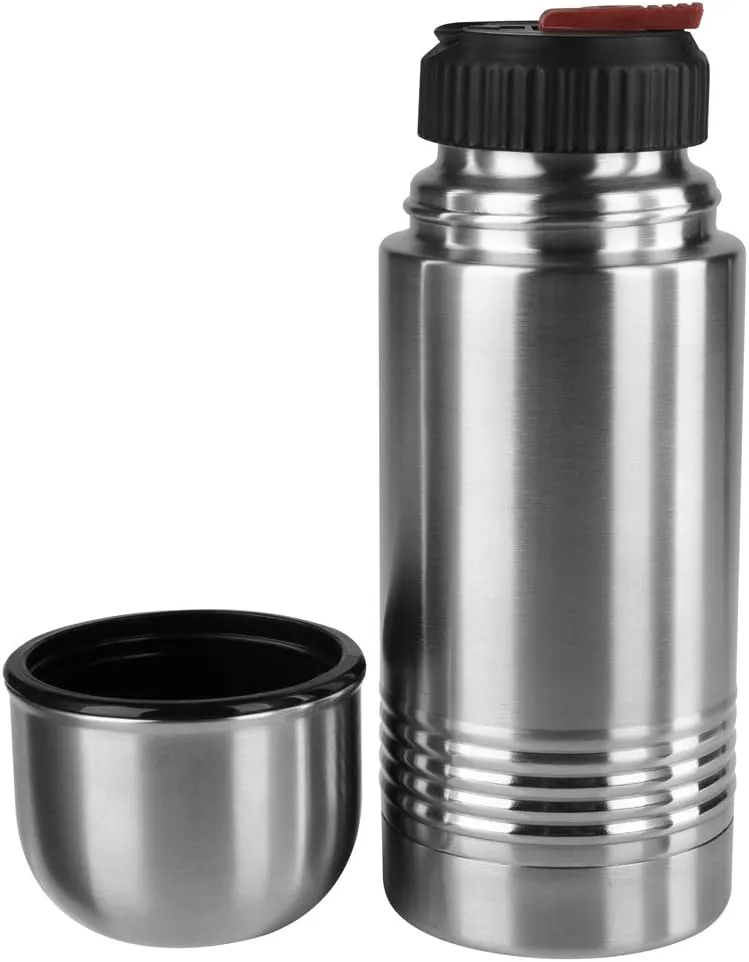 Emsa 618351600 Senator Safe Loc insulated flask, 0.35 litres, stainless steel