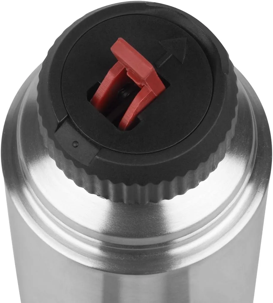 Emsa 618351600 Senator Safe Loc insulated flask, 0.35 litres, stainless steel