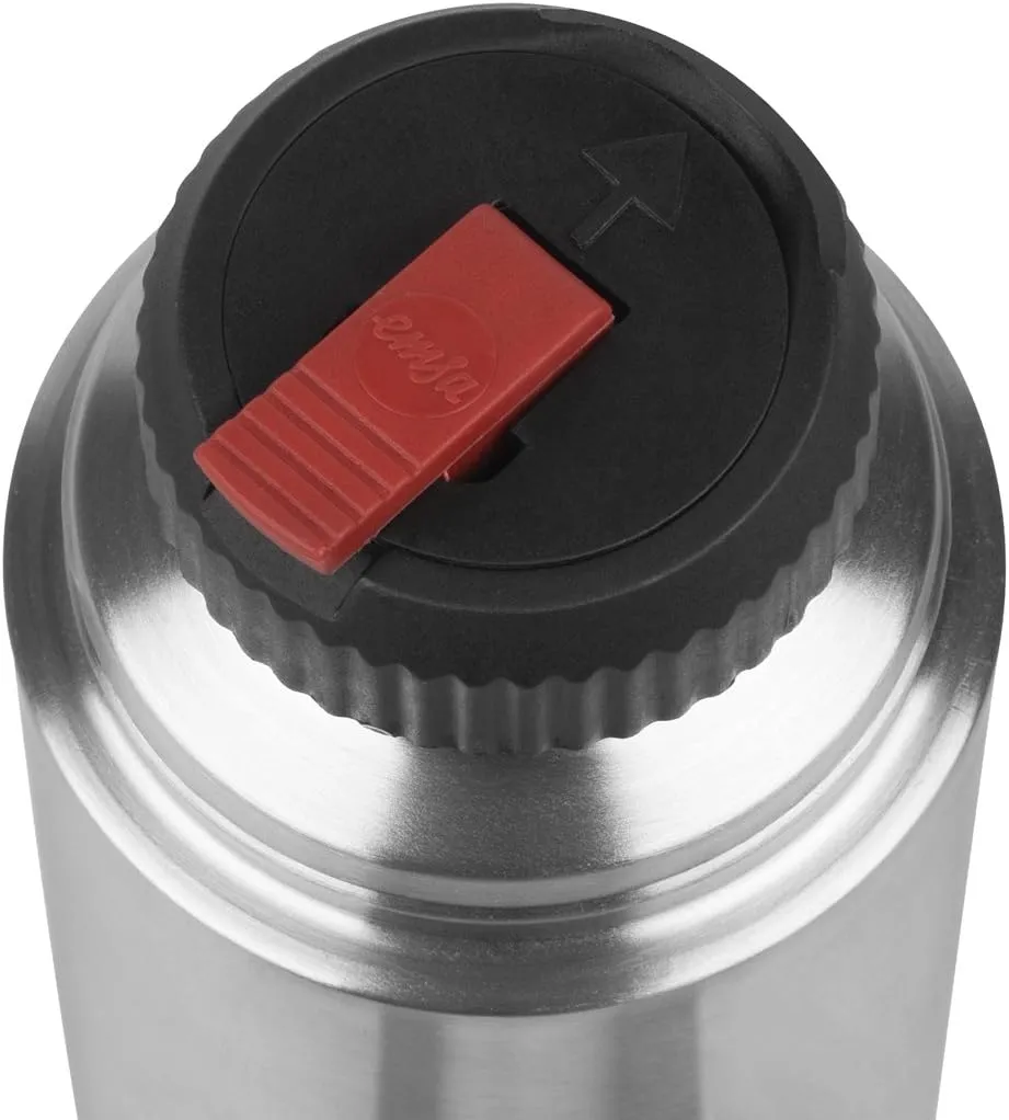 Emsa 618351600 Senator Safe Loc insulated flask, 0.35 litres, stainless steel