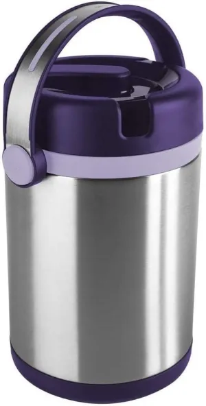 Emsa "Mobility" 57.5 oz Vacuum Food Flask, Violet/Purple