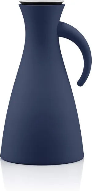 Eva Solo 1 Litre Stainless Steel Vacuum Flask, Navy Blue, 15.5 x 15.5 x 29 cm