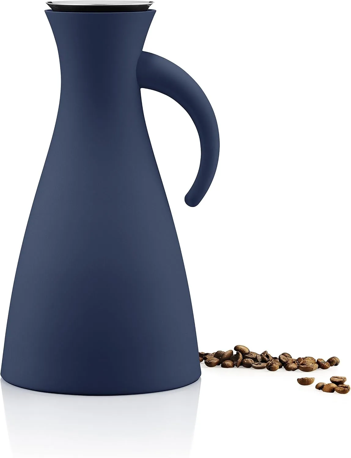 Eva Solo 1 Litre Stainless Steel Vacuum Flask, Navy Blue, 15.5 x 15.5 x 29 cm