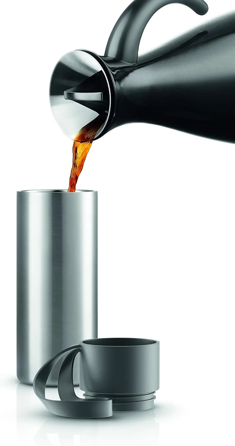Eva Solo 567461 Flask (Grey, Stainless Steel, Plastic, Silicone, Stainless Steel)