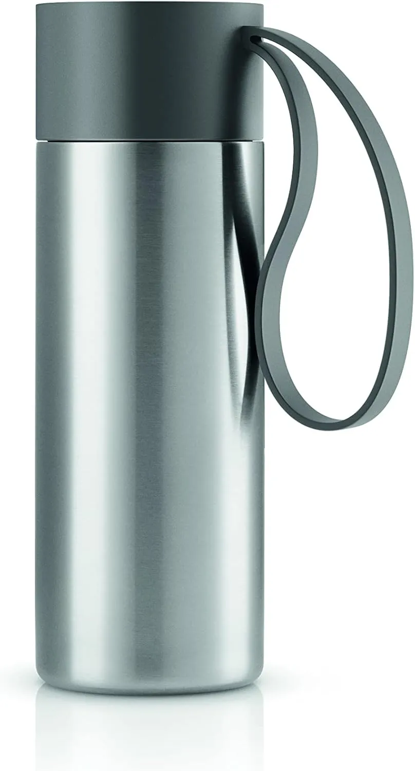Eva Solo 567461 Flask (Grey, Stainless Steel, Plastic, Silicone, Stainless Steel)