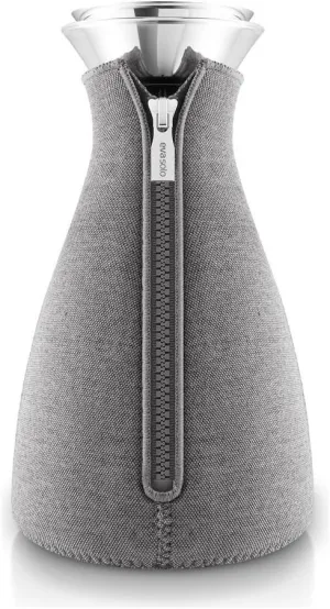 Eva Solo Cafe Solo Coffee Maker with Woven Cover 1 Liter (Woven Dark Grey) Standard