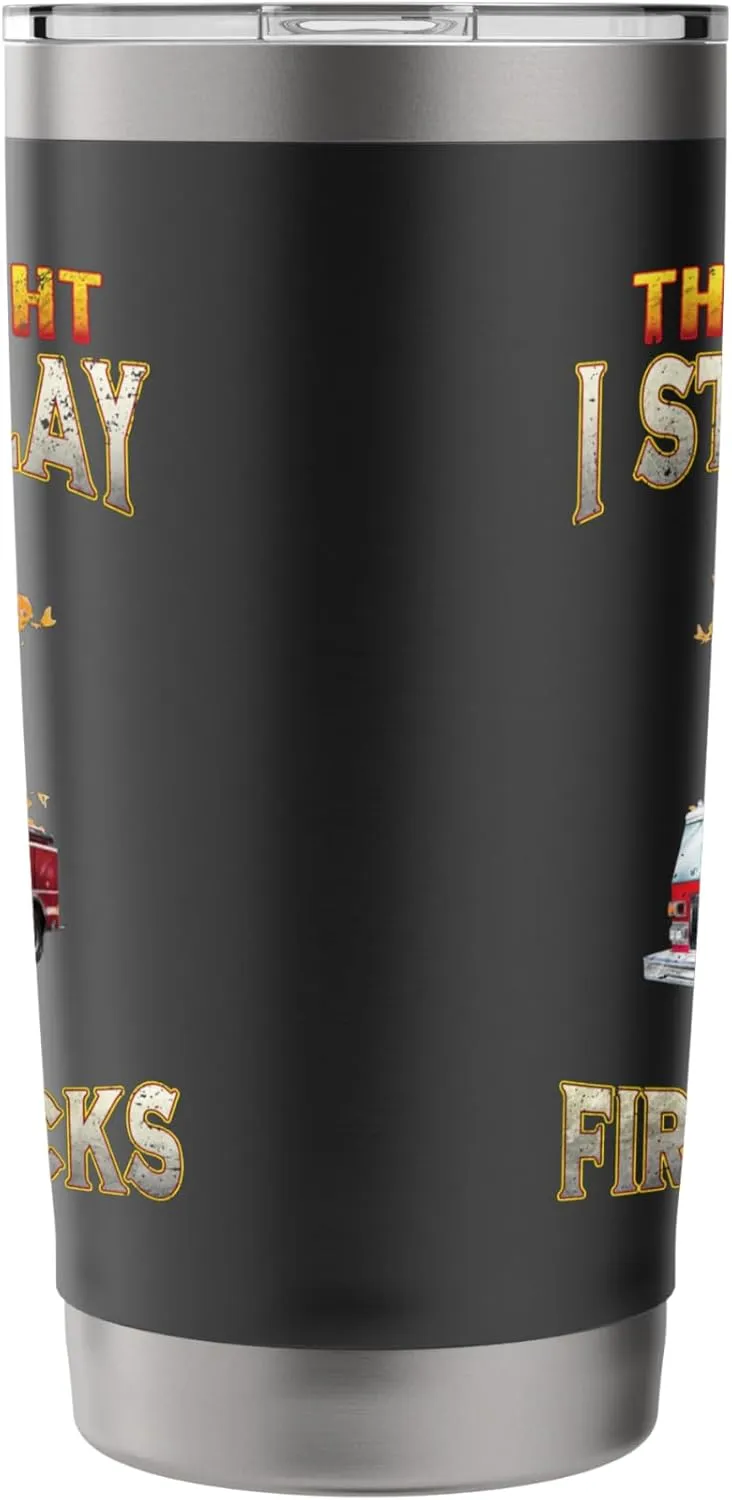 Fire Truck Axe Fire Rescue Fire Department Firefighter Gifts Stainless Steel Insulated Tumbler