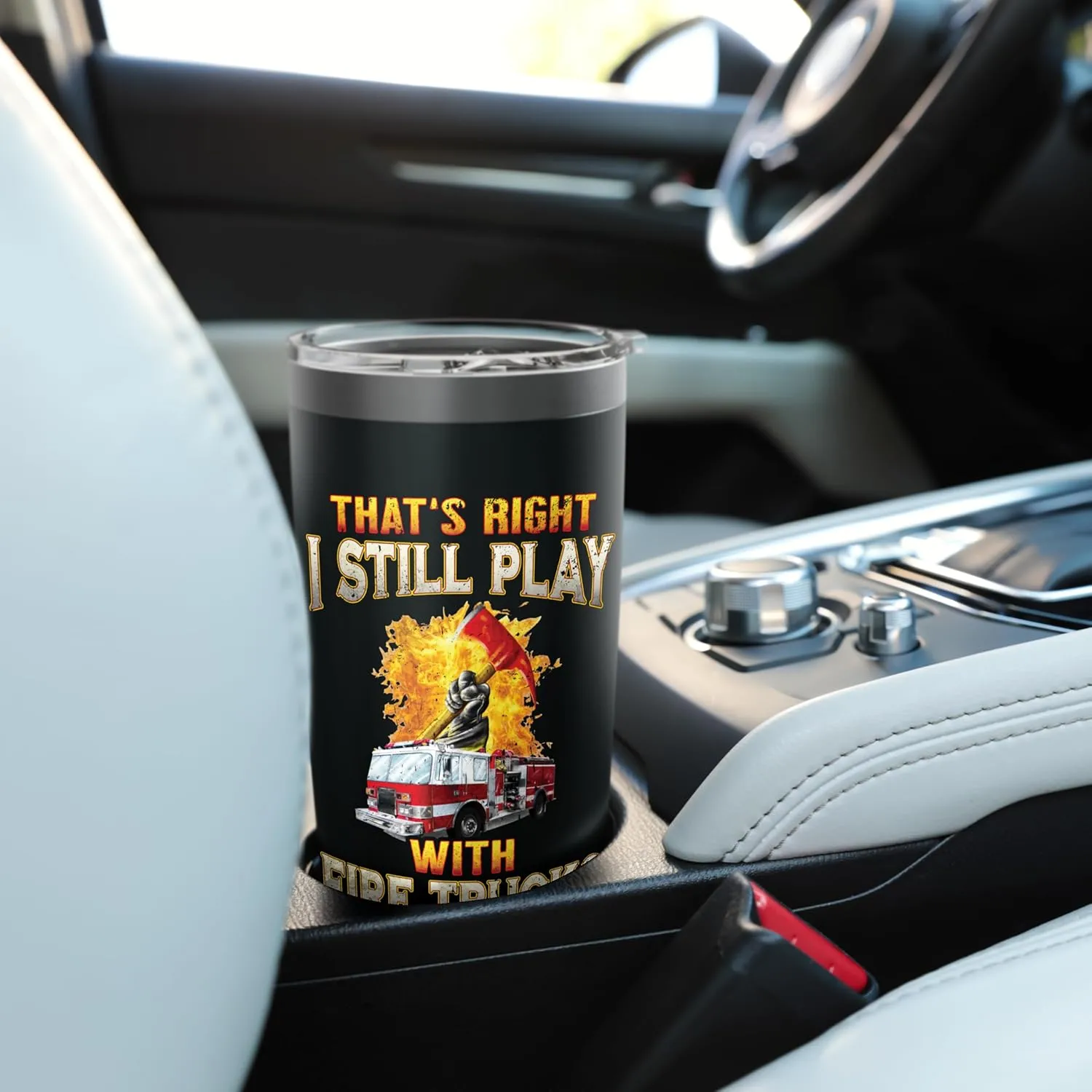 Fire Truck Axe Fire Rescue Fire Department Firefighter Gifts Stainless Steel Insulated Tumbler
