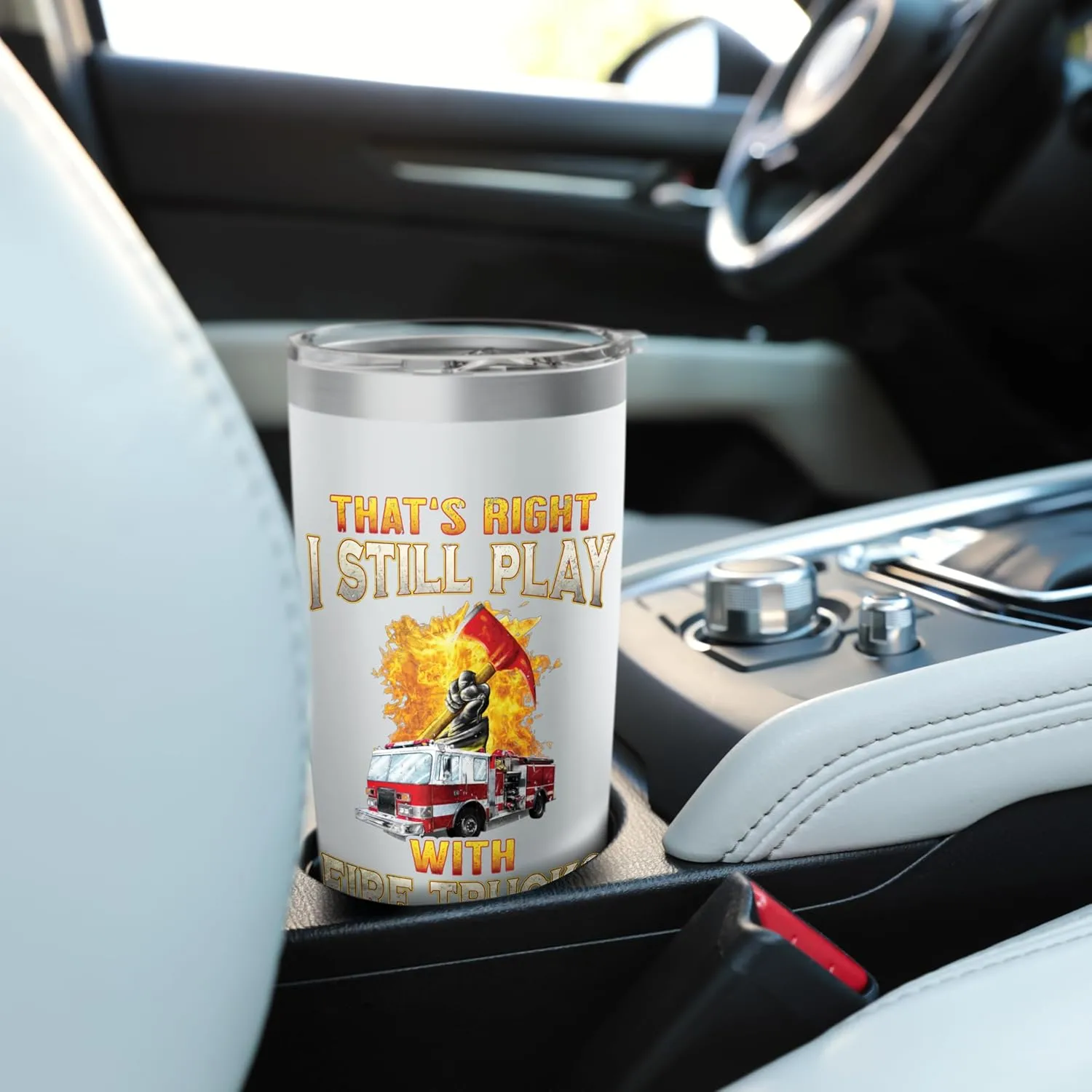 Fire Truck Axe Fire Rescue Fire Department Firefighter Gifts Stainless Steel Insulated Tumbler