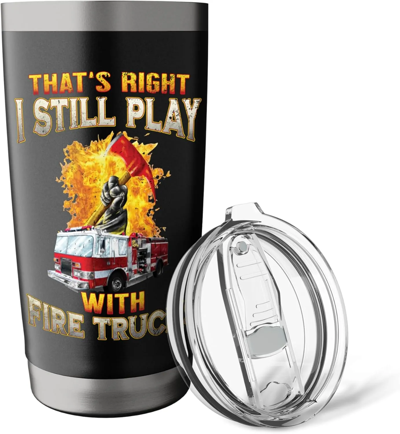 Fire Truck Axe Fire Rescue Fire Department Firefighter Gifts Stainless Steel Insulated Tumbler