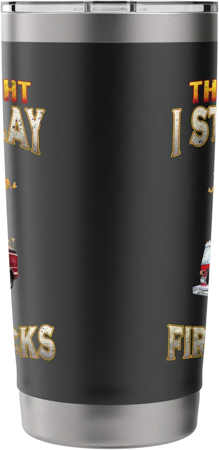 Fire Truck Axe Fire Rescue Fire Department Firefighter Gifts Stainless Steel Insulated Tumbler