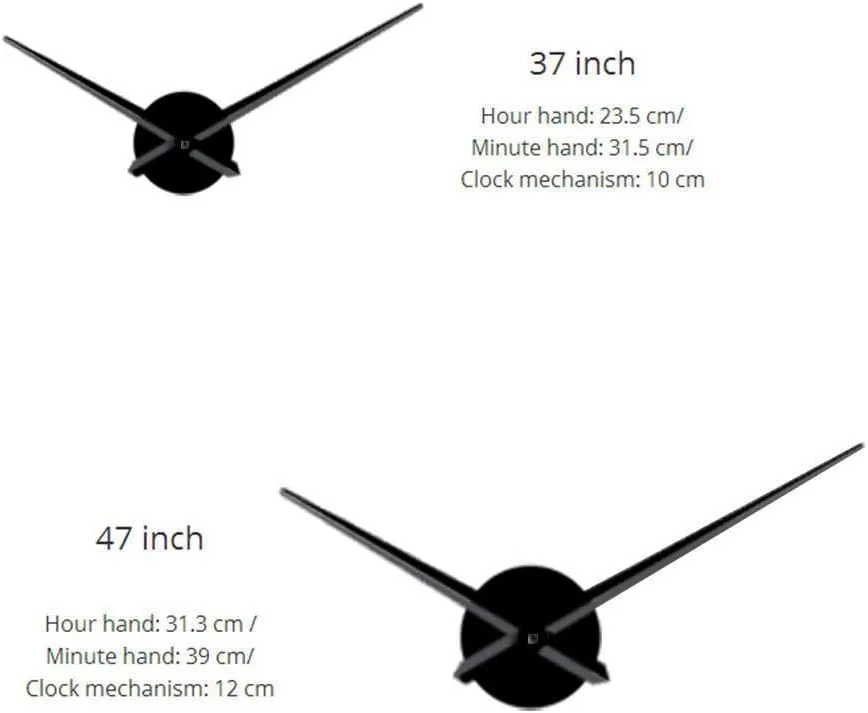 Firefighter Love DIY Giant Wall Clock Fire Department Office Big Clock Watch Firefighting Rescue Volunteer Axe Hydrant Equipment Black 47Inch(120cm)