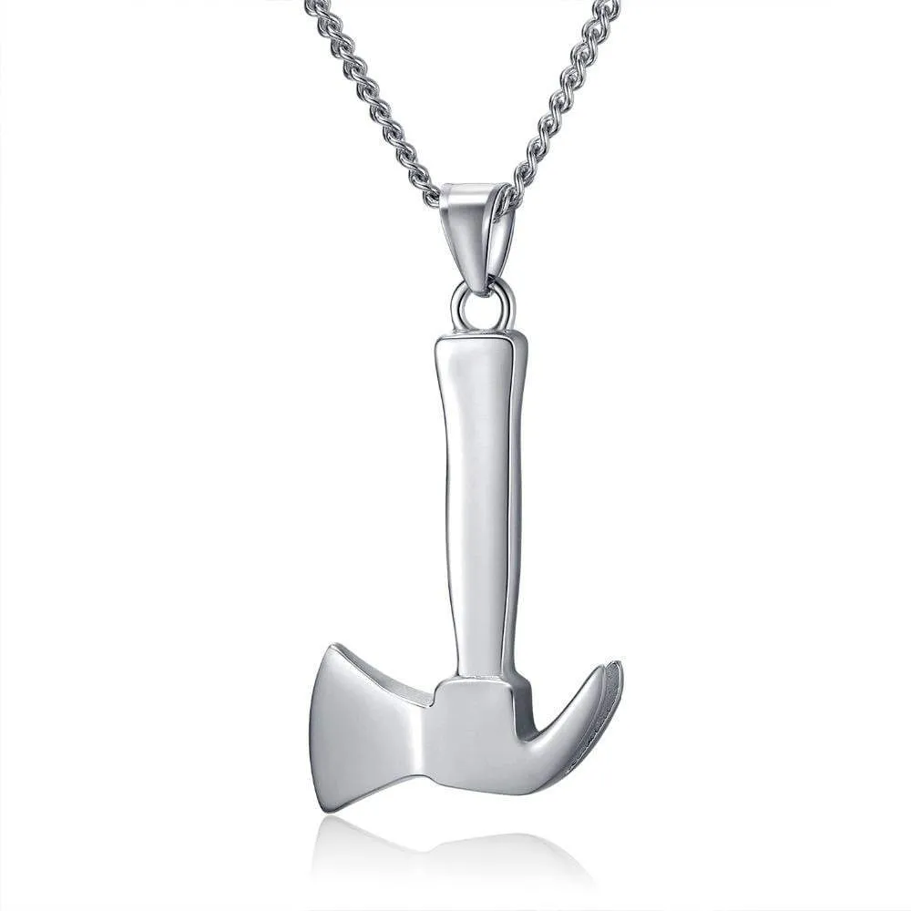 Firefighter's Axe Necklace - Gold, Silver & Black!