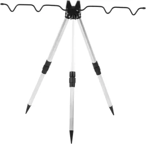 Fishing Rod Tripod Stand, Universal Aluminum Alloy Mini Tripod Fishing Rod Bracket Ultrashort Folding Sea Pole Bracket Equipment Accessory