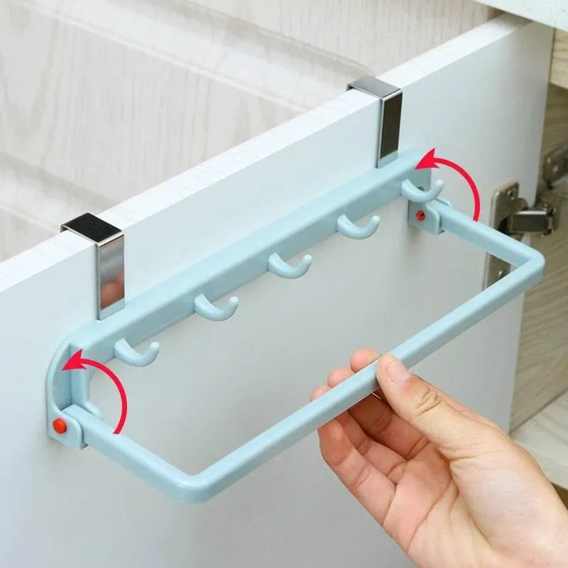 Foldable Cabinet Organizer Hanger - Space-Saving Storage Solution
