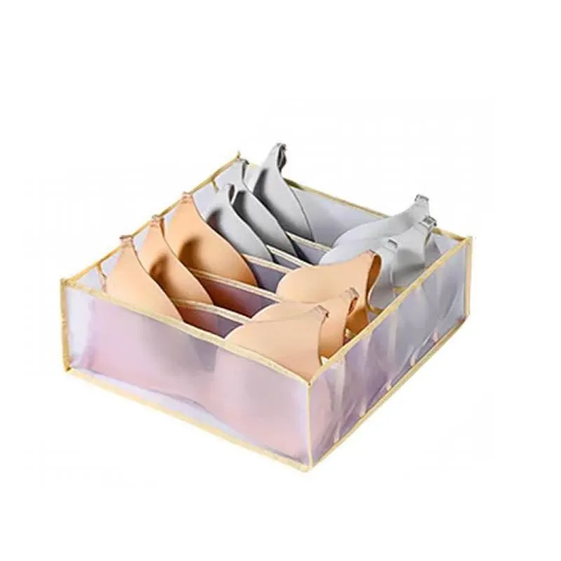 Foldable Drawer Organizer Divider Bra Sock Underwear Storage Closet Wardrobe
