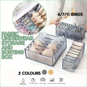 Foldable Drawer Organizer Divider Bra Sock Underwear Storage Closet Wardrobe