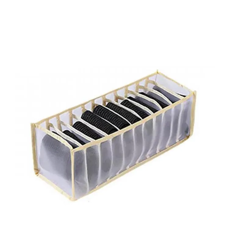Foldable Drawer Organizer Divider Bra Sock Underwear Storage Closet Wardrobe