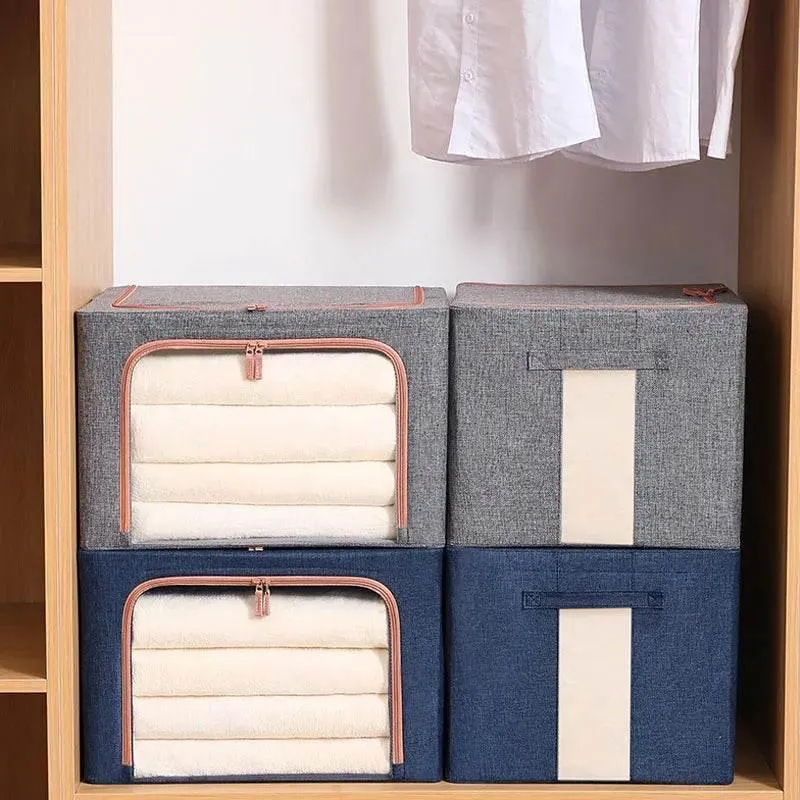 Foldable Large Storage Organizer Box - Space-Saving Container