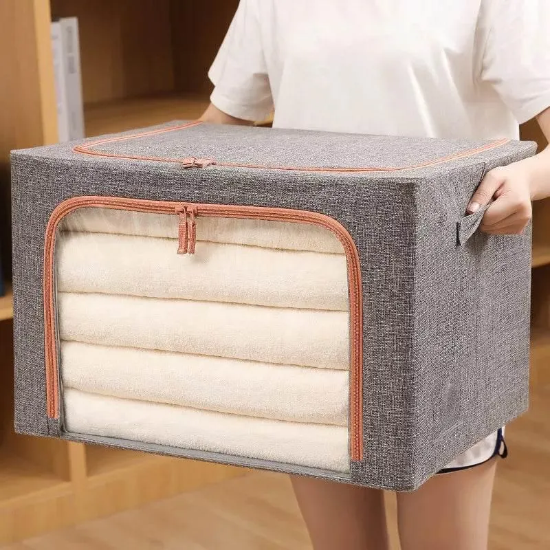 Foldable Large Storage Organizer Box - Space-Saving Container