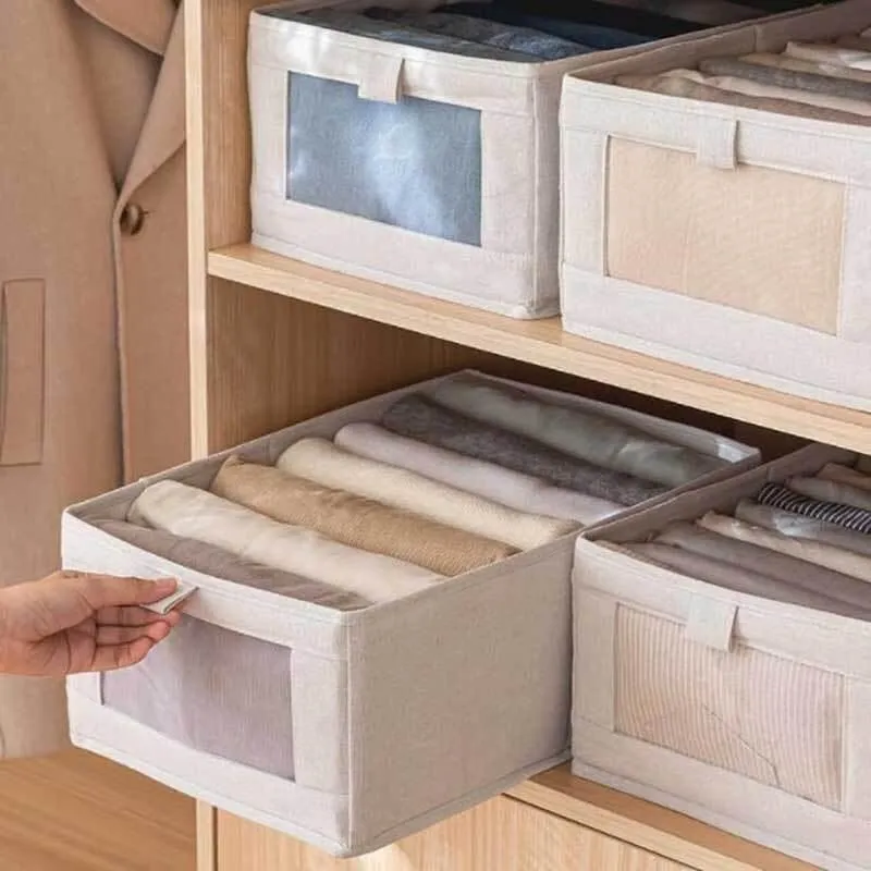 Foldable Storage Box - Smart Home Organizer for Bedroom