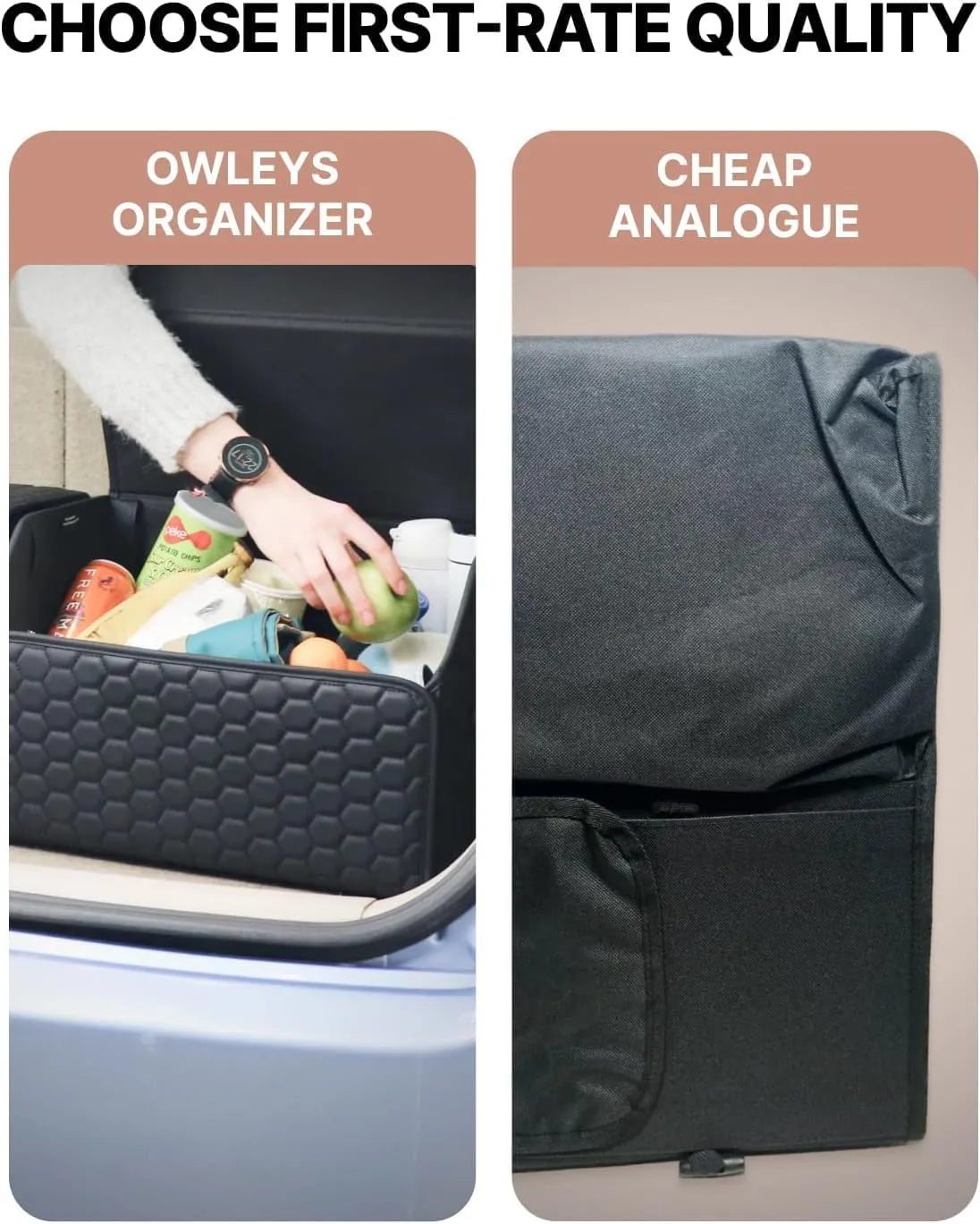 Foldable Trunk Organizer For Car - Trunk Organizers Car Storage - Collapsible Auto Trunk Organizer With Lid - Small And Large Cargo Organizer - Trunk Organization (Black 21)