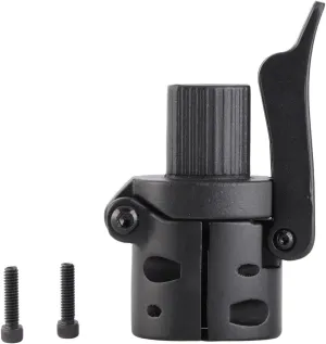 Folding Rod Base Lock Screw Folding Hook Folder Aluminum Electric Scooter Accessories Folding Pole Base 4.5x2.4in