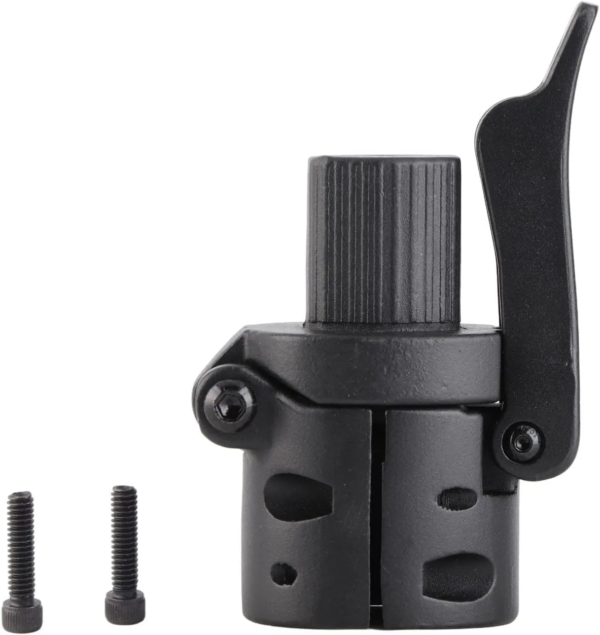 Folding Rod Base Lock Screw Folding Hook Folder Aluminum Electric Scooter Accessories Folding Pole Base 4.5x2.4in